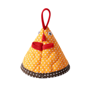 SPUNO Non-Slip Triangle Pot Handle Cap Chicken-shaped Cotton Pot Handle Ear Cap Oven Gloves Cartoon Hand Protector Cooking Protection