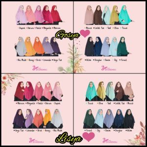 HIjab Syandana Series Lisya 2020 Fashion Wanita Muslim / Kerudung Syari / Jilbab Hijrah