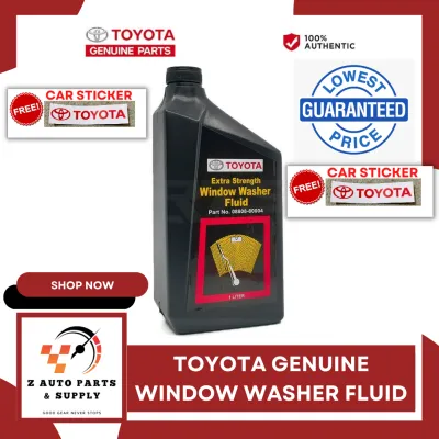 WIPER WASHER FLUID 1 LITER TOYOTA GENUINE PARTS *FREE TOYOTA CAR STICKER*