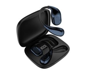 Tai nghe bluetooth 5.4 TWS mẫu mới móc tai không dây thiết kế sang trọng micro tích hợp đàm thoại bass căng nghe nhạc hay Earphone