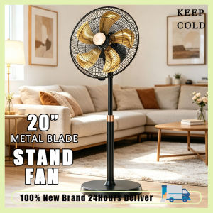 Electric Fan Stand Fan Inverter Aluminium Blades Industrial Fan Heavy Duty Powerful Floor Fan Cooling Tower Fan High Wind Strong Silent Stand Fans For Home Office