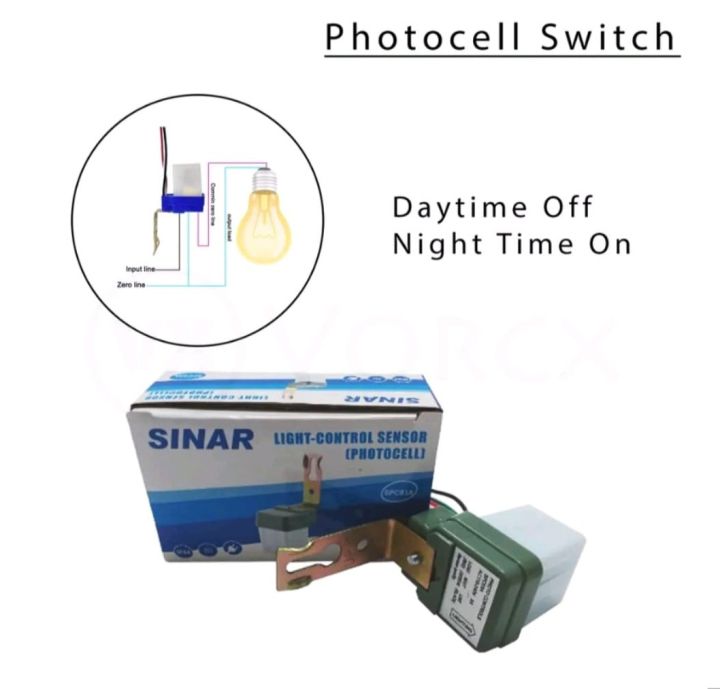 SINAR SPC03A PHOTOCELL DAYLIGHT SENSOR SWITCH Lazada