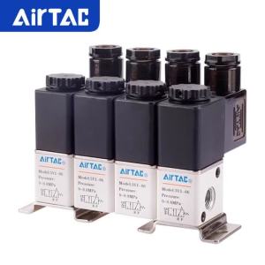 AirTAC Original Pneumatic 3/2 Way Combination Series Solenoid Valve 3V1-06 M5 Integrated Valve 2F/3F/4F/5F/6F/7F/8F/9F/10F/11F