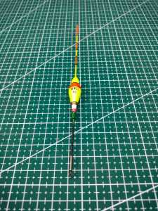 PELAMPUNG KUMBUL PANCING pancing ANTI BADAI FIBER PANJANG 19 CM WARNA KUNING STABILO