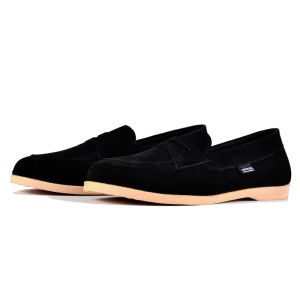 morningbell - sepatu pria loafer suede casual
