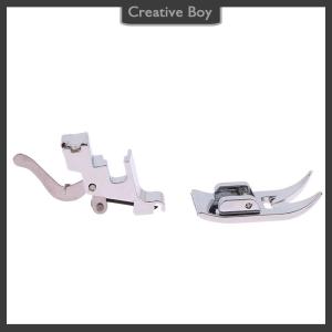 [Creative] 2Pcs Stitching Foot Holder Universal Presser Foot And Snap On Low Shank Adapter For Sewing Machine Quilting Stitching Foot