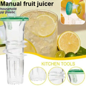 Multi-purpose manual juicer for summer home stalls Quick juice extraction of lemons and oranges Food grade plastic Practical manual juicer