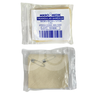 Primes/Mikromedik Triangular Bandage (Kain Anduh) Cotton 100% | 1Pcs
