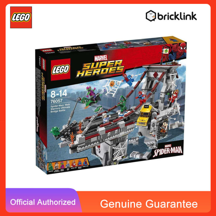 Spider man lego bridge sale