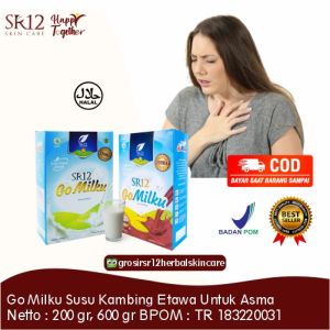 SR12 GoMilku Susu Kambing Etawa Mengatasi Keluhan Saluran Pernafasan