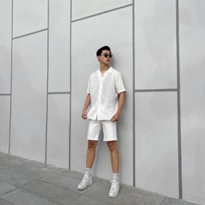 Áo sơ mi nam tay ngắn MATNONI cao cấp - Chất liệu lụa  không nhăn thoáng mát thấm hút mồ hôi- Men87_store