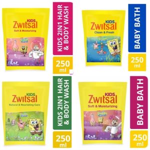 Sabun dan Shampo 2in1 Zwitsal Kids 2in1 Sabun dan Shampoo Hair n Body Wash / Zwitsal Kids Bubble Bath Natural Soft / Zwitsal Kids 2in1 280ml
