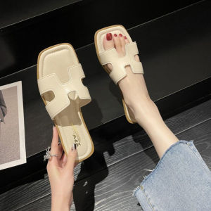 TREND CENTER รองเท้าแตะแบบสวมสบายสำหรับชายหาดกลางแจ้งสไตล์ฤดูร้อนใหม่ พื้นหนา7 ซม. รองเท้าแตะ EVA สำหรับผู้หญิง