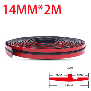 Car Rubber Seal Strips Roof Window Sealing Trim Dustproof Waterproof Sealant Stickers Accessories 2m/8m