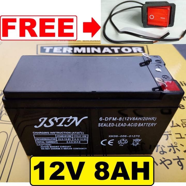BATTERY for TERMINATOR Knapsack Sprayer | Lazada PH
