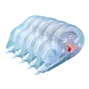 5 Pcs Adhesive Rollers Large Capacity Correction Tape White Out Tape School Supplies for Correct Wrong Writing