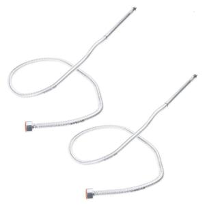 2Pcs Faucet Hose Hot and Cold Water Inlet Pipe Stainless Steels Heaters Connecting Pipe Shower Hose Connecting Pipe