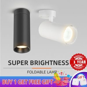 CANMEIJIA ไฟสปอตไลท์ 220V ไฟ LED ดาวน์ไลท์ 40W สปอตไลท์ยึดติดพื้นผิว