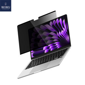 WIWU Privacy Screen Protector Compatible With MacBook Pro 14 Inch M1/M2/M3/M4 Magnetic Removable Matte Anti Blue Light Glare Filter 15.3 inch Privacy Screen Protector for Mac