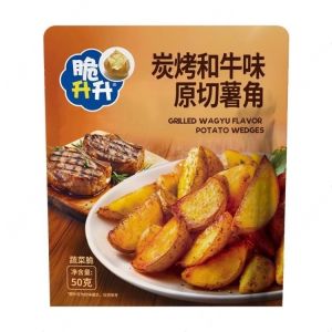 脆升升-薯角-蒜香黄油味/炭烧和牛味 50G CUISHENGSHENG-Potato Wedges–Garlic Butter/Charcoal-Grilled Wagyu 50G