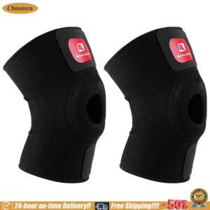 [Chinatera Brand Store] 2pcs Support Compression Sleeve for Men Women Workout Sports Knee Brace for Knee Pain Relief Meniscus Tear Arthritis