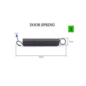 (12PCS) Door Springs Heavy Duty Auto Pull Close Universal Tension Spring Door Closer with Hooks