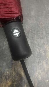 Stylish Leather Coated Automatic Umbrella with 3fold Design – Perfect for Sunny or Rainy Days Compact and Portable