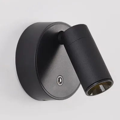 Spotlight Touch Magnetic Base Led Wireless Wall Light USB Rechargeable Wall Mounted Cabinet Bedside Lamp For Room Bedroom