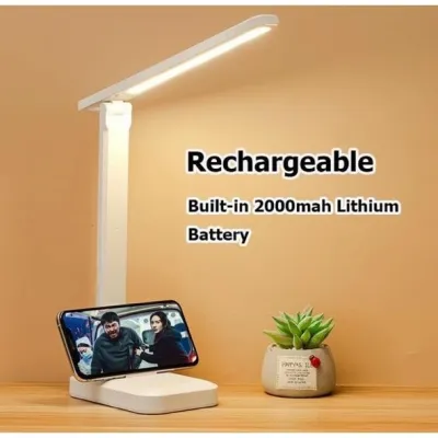 Lampu Meja Desk Lamp LED Touch Stepless Dimming USB Charge Eye Protection Study fold Table Lamp Home outdoor Lighting