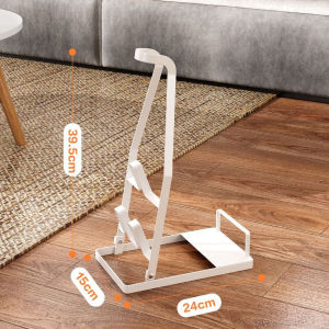 Foldable Vacuum Cleaner Stand Holder Metal Vacuum Cleaner Stand Holder Support Stand Holder Metal Rack Organizer Rack for Home  for All  Vacuum Cleaner