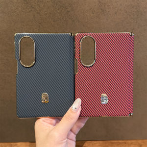 For Samsung Galaxy Z Fold 8 Case Hard PU Carbon fiber pattern Middle hinge Protective Back Cover Case For Z Fold 8 7 6 5 Shell