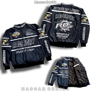 Jaket Bomber Pria RacerDry Atasan Streetwear Born to Ride Bahan Premium Ringan Nyaman Gaya Trendi Ukuran S hingga XL