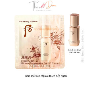 Kem mắt cao cấp cải thiện nếp nhăn Whoo Ultimate Regenerative Eye Lift Cream gói 1ml