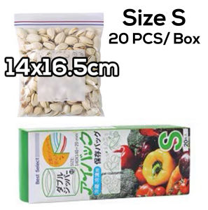 Fresh Keeping Bag Freezing Preservation Zipper Sealed Bags For Kitchen Food Fruit Vegetable Reusable Slider Storage Bag