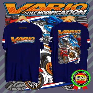KAOS TSHIRT BAJU DISTRO VARIO STYLE MODIFICATION NAVY