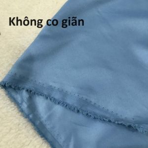 Vải Phi Lụa Mờ Xanh Trơn Khổ Từ 1m44 - Chất Mềm Mại Rũ Láng Mịn Co Giãn - May Áo Dài Đồ Thiết Kế