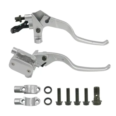 RCB BRAKE MASTER SET LEFT & RIGHT with Cable Type and 14.0mm Piston Cable Type Left Master Brake Pump with Gas Tank
