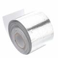 Exhaust Manifolds Titanium Heat Wrap Tape Thermal Wrap Silver 5Mx5cm W/ 6 Ties Pipe Insulation Tape. 