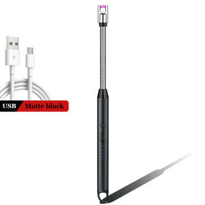 Electric Lighters Kitchen Gas Stove Spark Candle Lighters 360° Rotatable Flameless Lighters Rechargeable USB Lighter