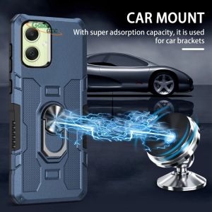 Casing Untuk SAMSUNG A05 Premium Hardcase Ring Armor Robot Case Kickstand Hybrid/Ring Holder