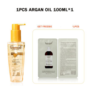 Bremod  Argan oil 100ml Argan oil for hair treatment Hair serum Morrocan Argan Oil Serum  for Dry Frizzy and Damaged Hair BR-H031