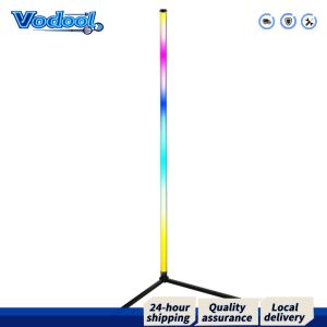 【Fast delivery】 RGB Corner Floor Lamp Color Changing Ambience Light App & Remote Control for Bedroom Living Room Gaming Room