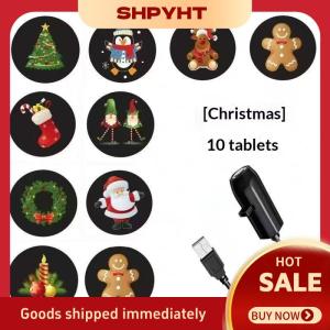 SHPYHT✨ USB Projector Light Compact Design Halloween Lamp with Christmas Themes for Home Use