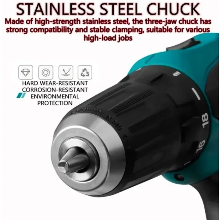 Virginex%E3%80%90In%20stock%E3%80%91Cordless%20Hammer%20Drill%20Multi-Function%20Makita%20Cordless%20Drill%20Screwdriver%20Impact%20Hand%20Drill%20%E7%94%B5%E9%92%BB%20Screwdriver%203%20in%201%20Strong%20power%20&Long%20Endurance%20lithium%20battery%20-%20Image%207