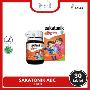 Sakatonik ABC Botol isi 30 Tablet - Suplement Tablet Hisap Multivitamin Anak