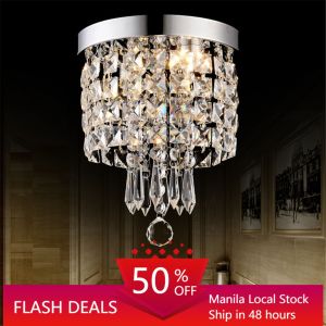 COD & LOCAL DELIVERY Elegant Chandelier Crystal Lamp Light Ceiling Fixture
