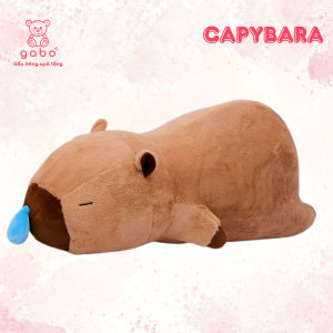 gấᴜ Bông Capybara Nằm Chảy Nước Mũi Đáng Yêu Capybara chuột lang Ôm Ngủ Nước mũi có thể kéo ra được K7T2
