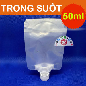 Túi Bình Chiết Mỹ Phẩm Nắp vặn 50 ml Tiện Gọn