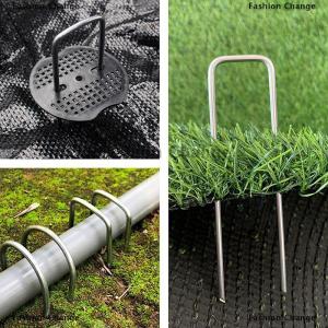 [COD] Fashion Change 20Pcs Landscape Staples U-Shaped Garden Pins Garden Stakes Staples Heavy Duty Yard Lawn Tent Stakes Securing Pegs For Weed