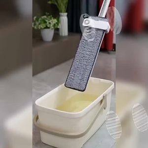 ✅ SG Ready Stocks ✅   JOMO Hands Free Flat Floor Mop Wet & Dry Mop Lazy Magic Mop 45cm Triangle Mop